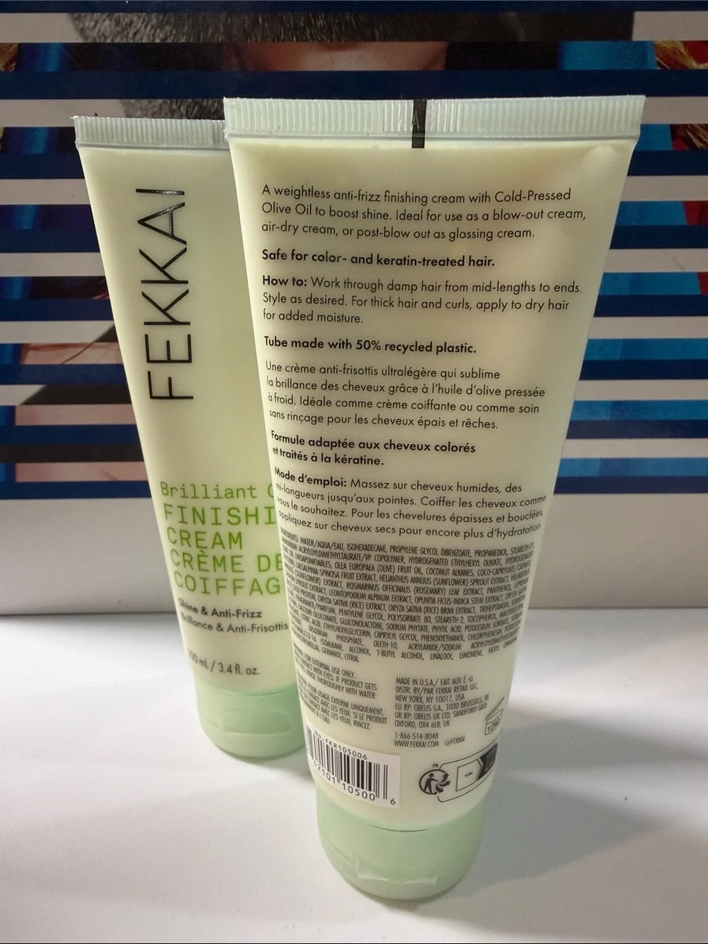 FEKKAI Brilliant Gloss Finishing Cream Bundle of 2